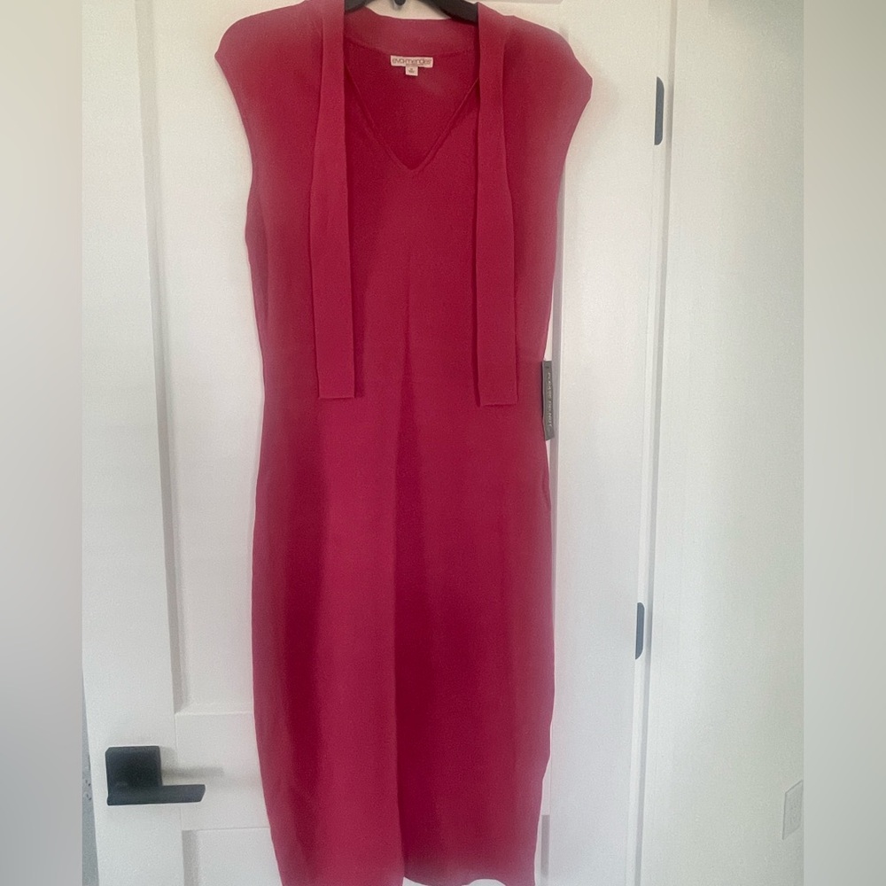 New York & Company Vibrant Pink Mini Dress